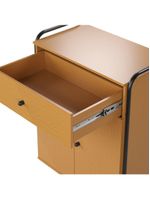 Armário Multiuso Organizador Estilo Industrial Com Gaveta E 2 Portas Escritório Quarto Nature