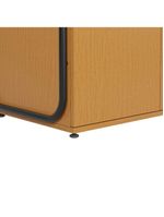 Armário Multiuso Organizador Estilo Industrial Com Gaveta E 2 Portas Escritório Quarto Nature