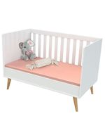 Quarto De Bebê Duda Com Berço Americano Ludmila Branco Acetinado Bétula - Carolina