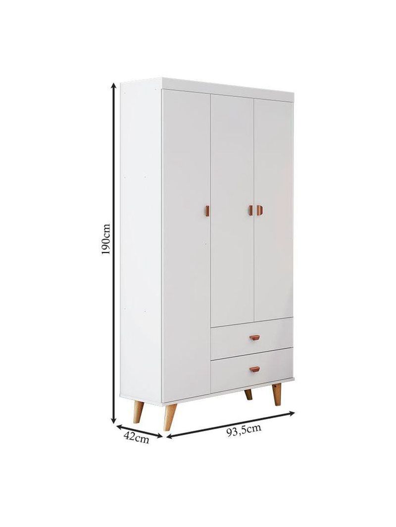Quarto De Bebê Duda Com Berço Americano Ludmila Branco Acetinado Bétula E Colchão Ortobom