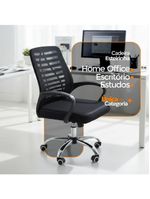Cadeira De Escritório Oficial Esteirinha Mesh Ergonômica Gir
