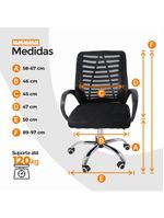 Cadeira De Escritório Oficial Esteirinha Mesh Ergonômica Gir