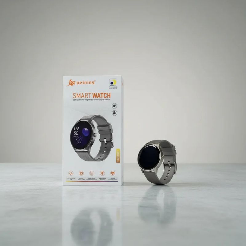 Smartwatch Peining Pei-WAT7 (Prata)
