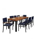 Conjunto Mesa 8 Cadeiras Para área Externa Madri Paonanda