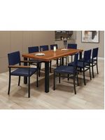 Conjunto Mesa 8 Cadeiras Para área Externa Madri Paonanda