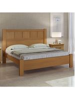 Cama Casal 100% Mdf - Primícia-cinamomo - Móveis D'doro