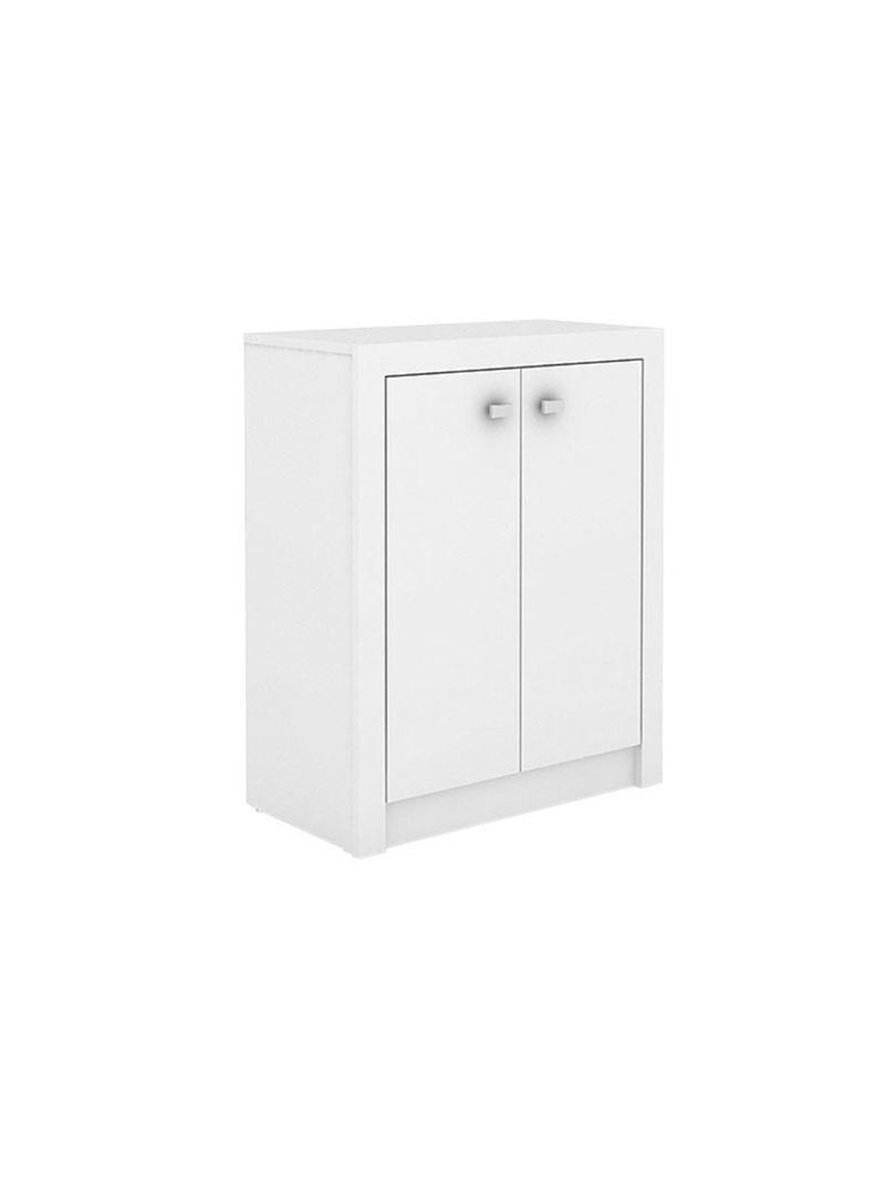 Balcão de Escritório ME4103 c/ 2 Portas Nogal - Tecno Mobili