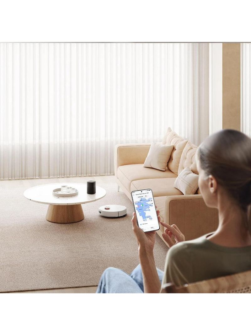 Aspirador robô xiaomi s40 3em1 70w filtro hepa controle por app bivolt branco