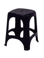 Banqueta Tramontina Niterói Eco Em Polipropileno Preto 45cm