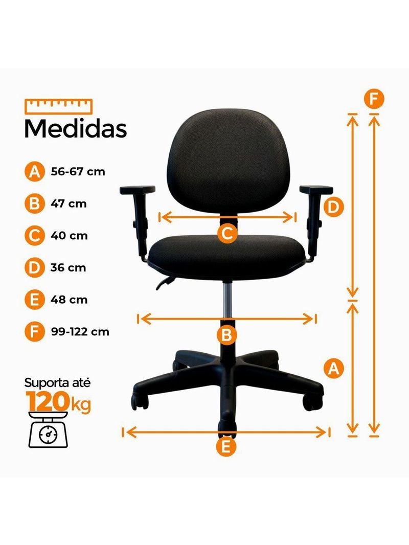 Cadeira De Escritório Oficial Operativa 1
