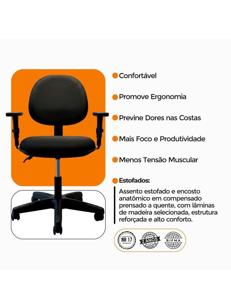 Cadeira De Escritório Oficial Operativa 1