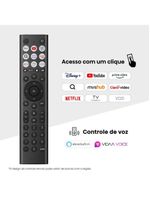 Smart Tv Vidaa Qled 4k Dolby Vision Hdr Wi-fi Bluetooth Preto