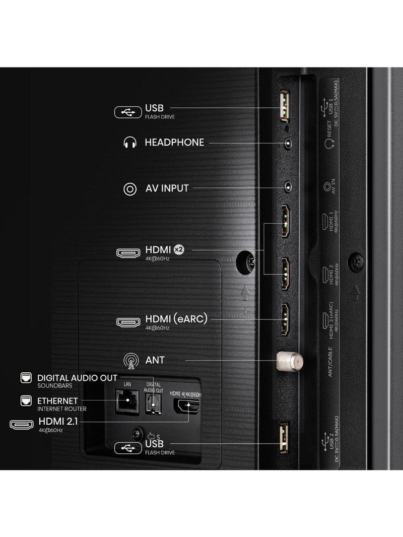 Smart Tv Vidaa Qled 4k Dolby Vision Hdr Wi-fi Bluetooth Preto