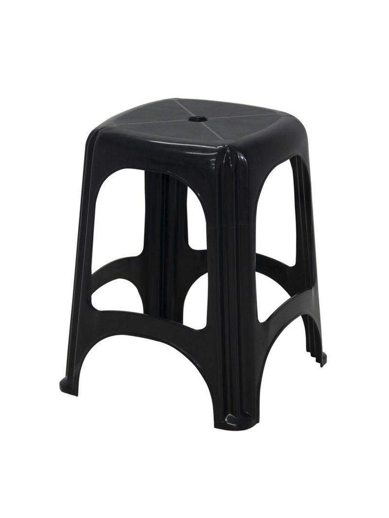Banqueta Em Polipropileno Preto Tramontina Niterói Basic - Tramontina