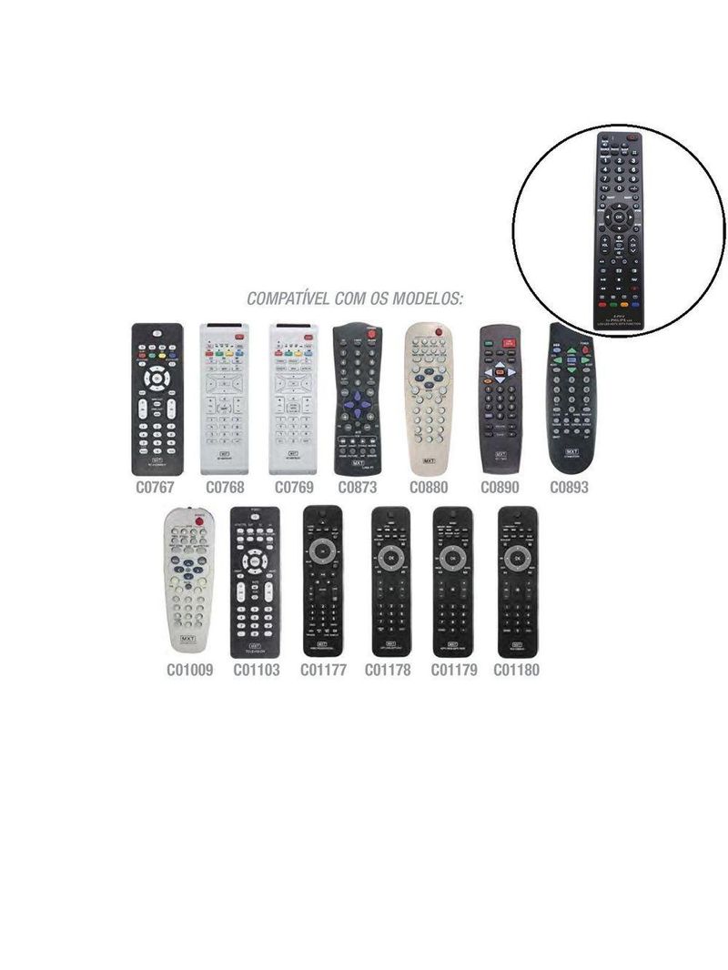 Controle Remoto Philips Smart Tv Antigos