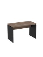 Mesa De Escritório 120cm Pe40 Preto-walnut