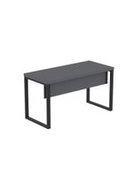 Mesa Escritório 1340x600x750mm M1340pe40tub Grafito-preto