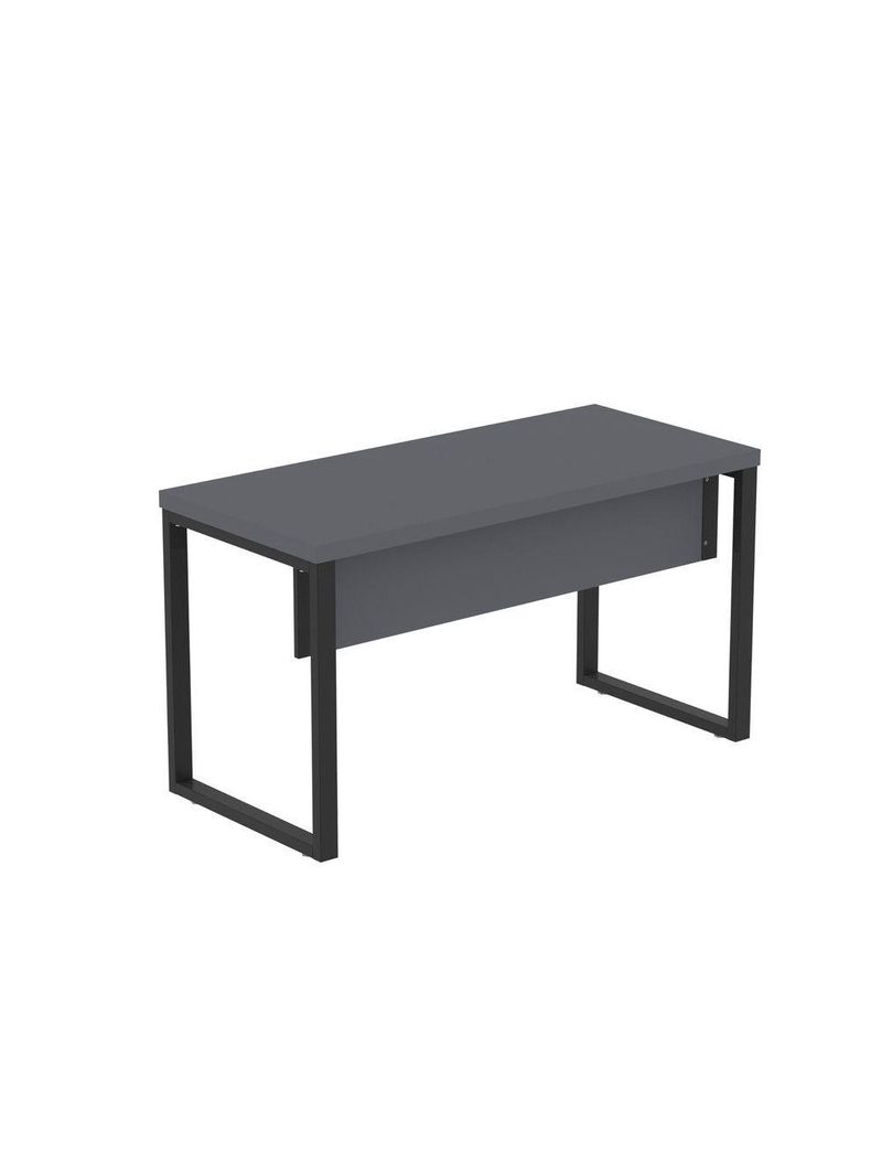 Mesa Escritório 1340x600x750mm M1340pe40tub Grafito-preto