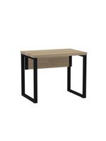 Mesa Escritório 900x600x750mm M900pe40tub Noce Naturalle-preto