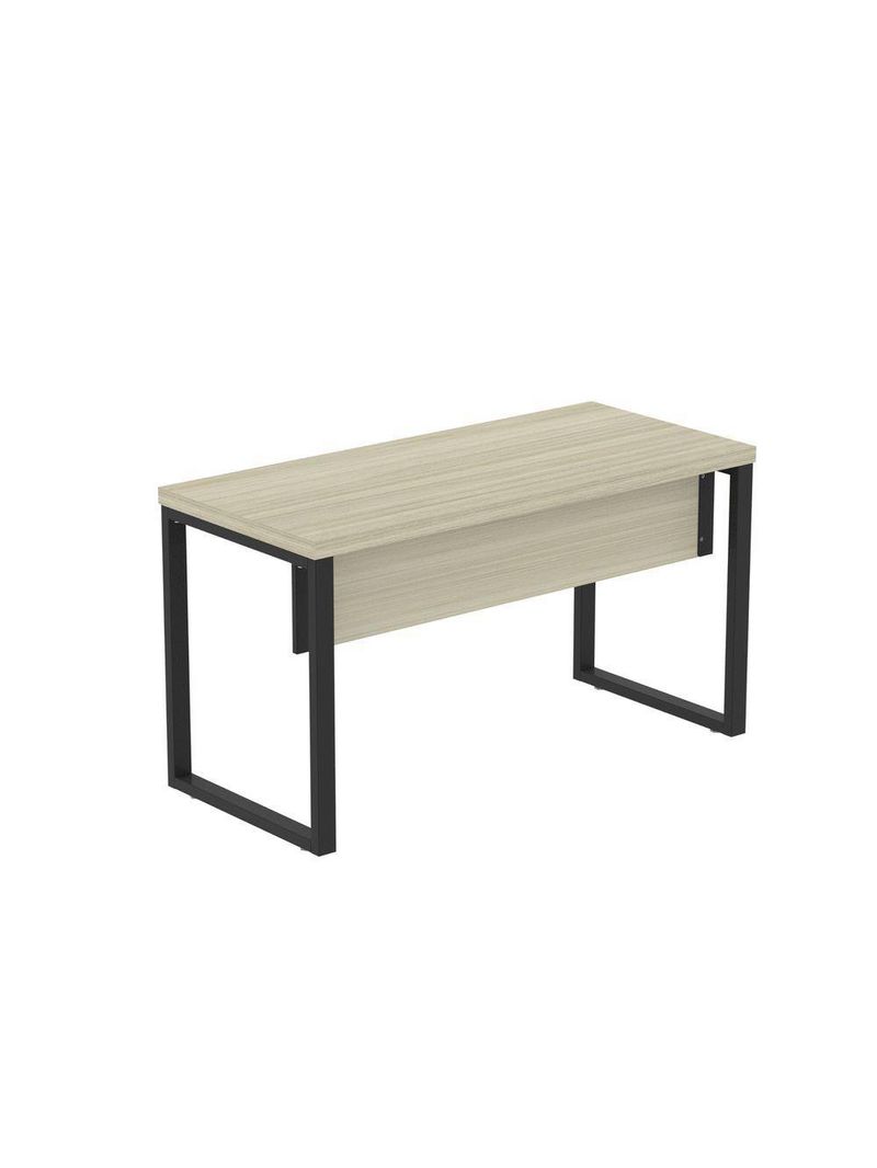 Mesa Escritório 1340x600x750mm M1340pe40tub Castanheira Natural-preto