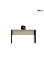 Mesa Escritório 1340x600x750mm M1340pe40tub Castanheira Natural-preto