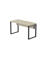 Mesa Escritório 1340x600x750mm M1340pe40tub Castanheira Natural-preto