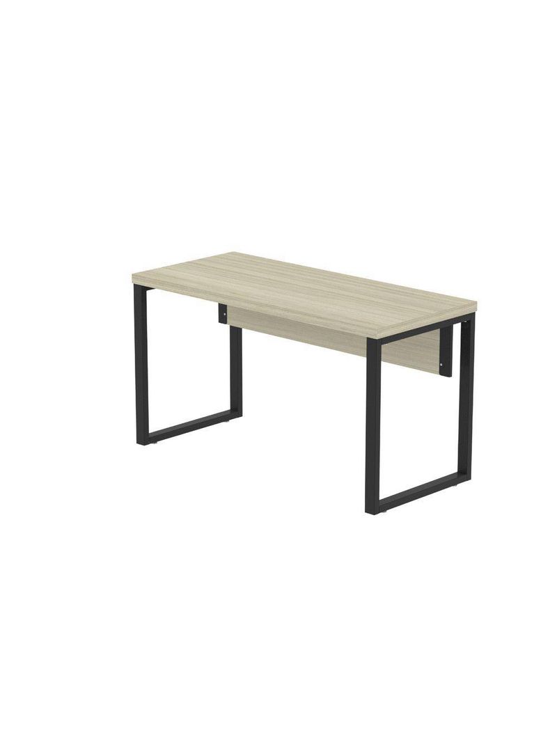 Mesa Escritório 1340x600x750mm M1340pe40tub Castanheira Natural-preto