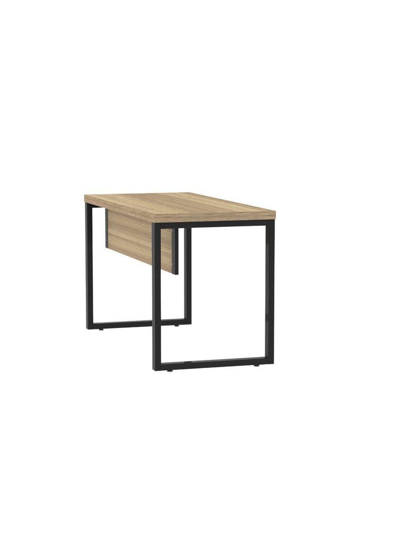 Mesa Escritório 1340x600x750mm M1340pe40tub Noce Naturalle-preto
