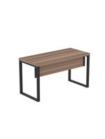 Mesa Escritório 1500x600x750mm M150-60pe40tub Walnut-preto