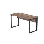 Mesa Escritório 1500x600x750mm M150-60pe40tub Walnut-preto