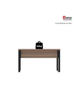 Mesa Escritório 1500x700x750mm M150-70pe40tub Walnut-preto