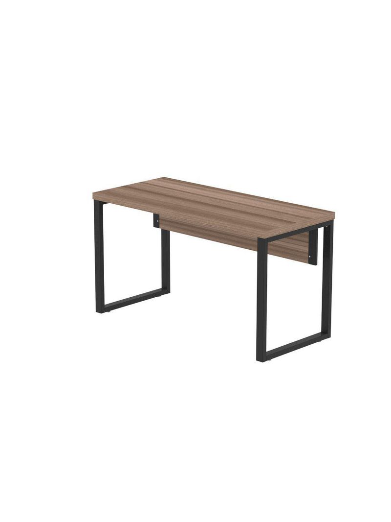 Mesa Escritório 1500x700x750mm M150-70pe40tub Walnut-preto