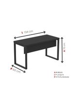 Mesa Escritório 1340x600x750mm M1340pe40tub Preto