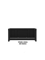 Mesa Escritório 1340x600x750mm M1340pe40tub Preto