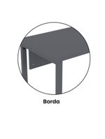 Mesa Escritório 1340x600x750mm M1340pe40tub Grafito
