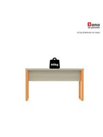 Mesa Escritório 1340x600x750mm M1340pe40tub Castanheira Natural-laranja Picasso