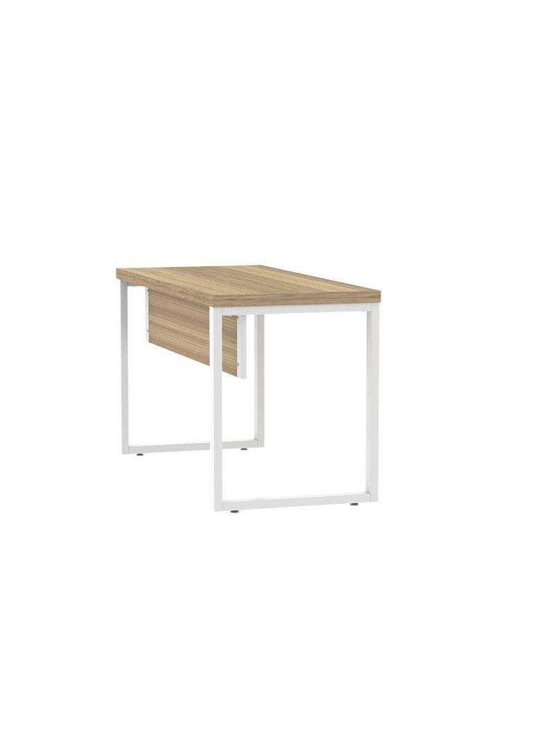 Mesa Escritório 1340x600x750mm M1340pe40tub Noce Naturalle-branco
