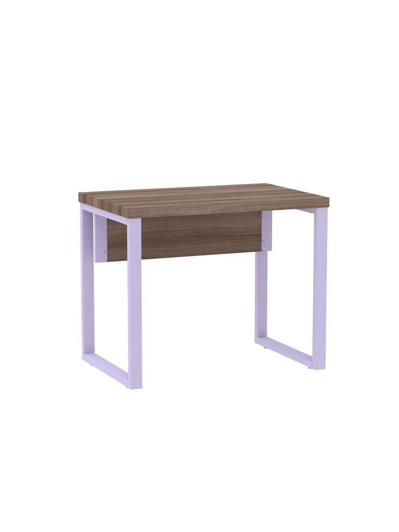 Mesa Escritório 900x600x750mm M900pe40tub Walnut-lilas