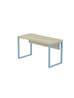 Mesa Escritório 1340x600x750mm M1340pe40tub Castanheira Natural-azul Dali