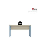 Mesa Escritório 1340x600x750mm M1340pe40tub Castanheira Natural-azul Dali