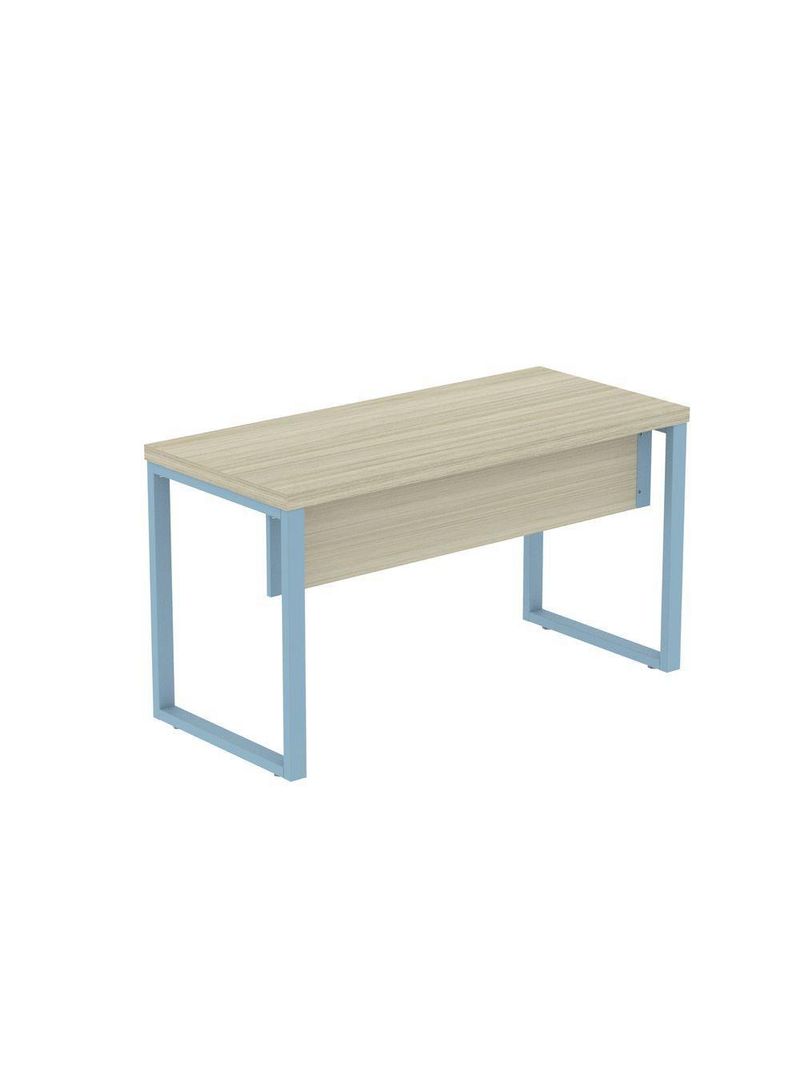 Mesa Escritório 1340x600x750mm M1340pe40tub Castanheira Natural-azul Dali
