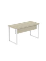 Mesa Escritório 1340x600x750mm M1340pe40tub Castanheira Natural-branco