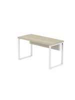 Mesa Escritório 1340x600x750mm M1340pe40tub Castanheira Natural-branco