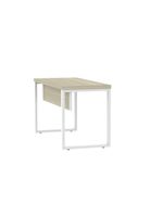 Mesa Escritório 1340x600x750mm M1340pe40tub Castanheira Natural-branco