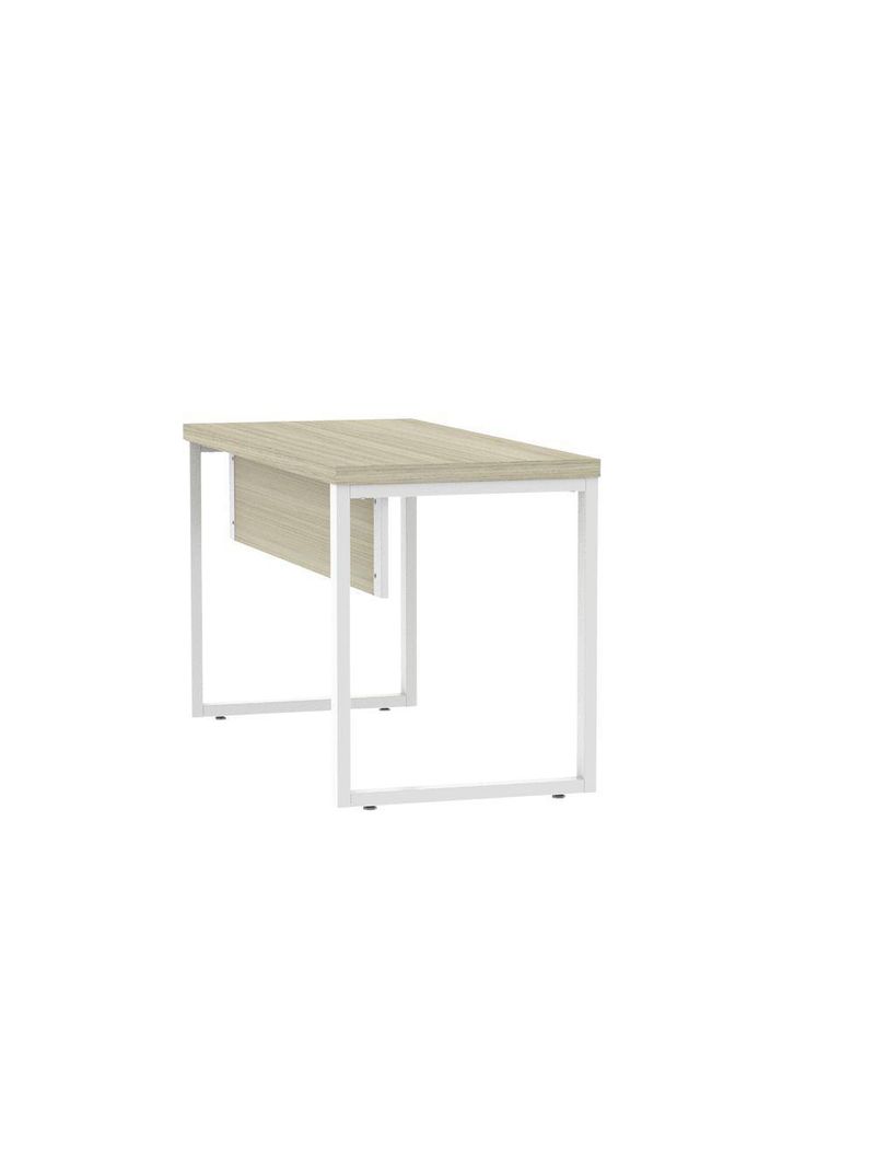 Mesa Escritório 1340x600x750mm M1340pe40tub Castanheira Natural-branco