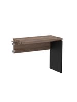 Complemento Para Mesa De Escritório 90cm Pe40 Preto-walnut