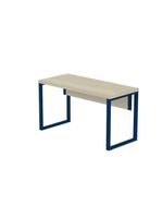 Mesa Escritório 1340x600x750mm M1340pe40tub Castanheira Natural-azul Delrei