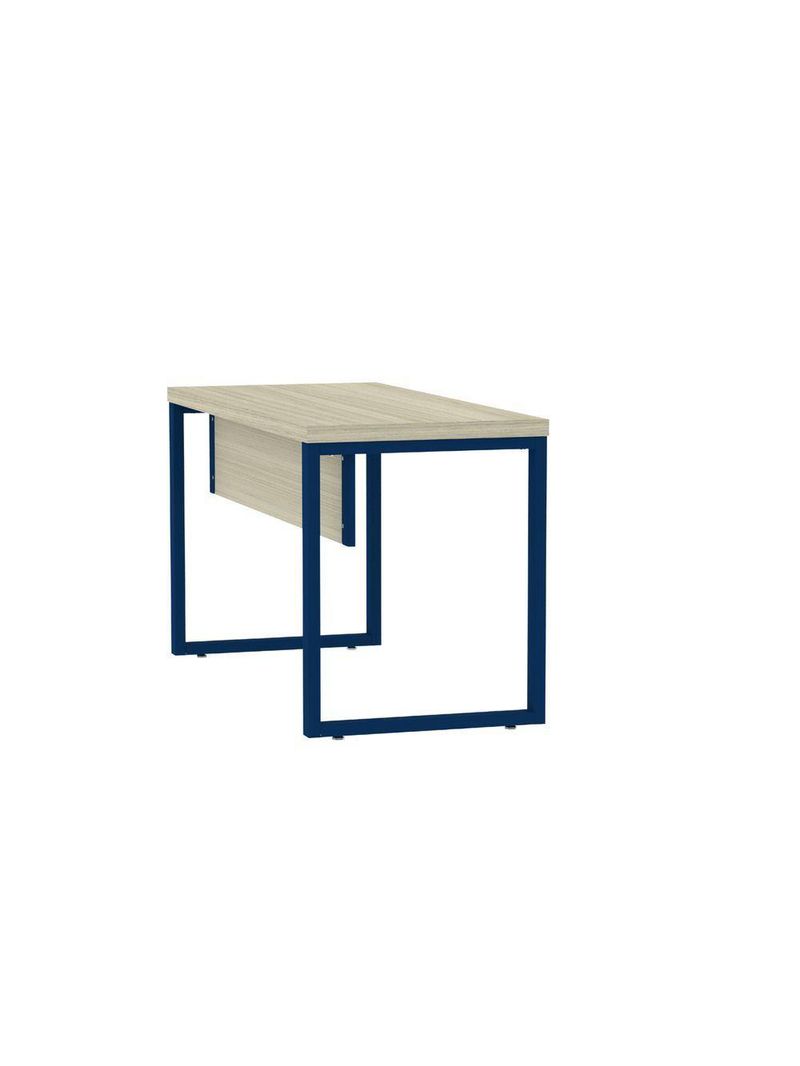 Mesa Escritório 1340x600x750mm M1340pe40tub Castanheira Natural-azul Delrei