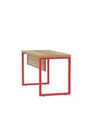 Mesa Escritório 1340x600x750mm M1340pe40tub Noce Naturalle-vermelho