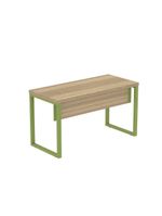 Mesa Escritório 1340x600x750mm M1340pe40tub Noce Naturalle-verde Miró